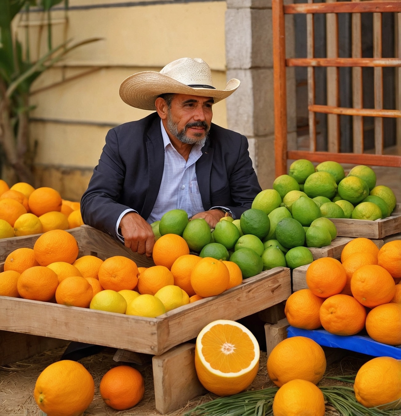 Operación de compra-venta de cítricos.
